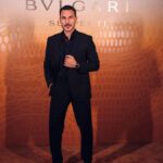Bassel Khayyat Instagram - Celebrating The launch of the Serpenti factory exhibition “75 Years of Infinite Tales” with Bvlgari Family Watch& Jewlery @bulgari Styled by @cedrichaddad Look @dior Photographer: @patricksawaya Management: @sossiwartanian