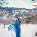Beauty Khan Instagram - Snow main sari 🥻💙 . . #beautians