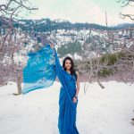 Beauty Khan Instagram - Snow main sari 🥻💙 . . #beautians