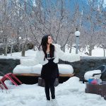 Beauty Khan Instagram - snow ❤️ . . #beautians Manali, Himachal Pradesh