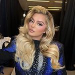 Bebe Rexha Instagram - Glam on @beberexha Hair @peteburkill for @fifaworldcup Jaddah, Saudi Arabia