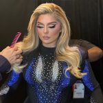 Bebe Rexha Instagram - Glam on @beberexha Hair @peteburkill for @fifaworldcup Jaddah, Saudi Arabia