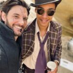 Ben Barnes Instagram - #BTS from Season 2 of #shadowandbone 1. Me and my shadow 2. Kit makes me smile 3. Lewis takes good photos 4. ‘Mum’ makes me laugh 5. Love my Archie 6. Calahan Kirigan 7. Jessie brings me joy on the pyre 8. It’s not raining 9. Zoë daydreaming 10. Archie and I in the bath 🖤