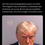 Ben Shapiro Instagram - He's the most photographed person on Earth. The mugshot was completely unnecessary and vindictive, of course. But it's going to backfire dramatically, since this image is instantly iconic.