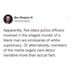 Ben Shapiro Instagram - Everything bad in the universe is white supremacy with these folks.