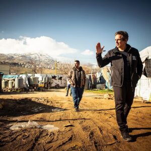 Ben Stiller Instagram - This is me waving to no one in particular and everyone in Lebanon to say thank you. 
Thank you to all the Syrian refugees who shared their stories, which I’ll be sharing here over the next few days. And thanks to everyone in #Lebanon and #Beirut who were so welcoming. And thanks to everyone at @refugees who worked so hard to make it a vital and productive visit. 
There are so many  people in need all over the world and being able to connect with some of these wonderful families really makes it clear we all can connect on a human level, and have so much in common. 
Photo by @michaelmuller7 
#WithRefugees