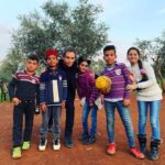 Ben Stiller Instagram - Here in Kura with @refugees, these extremely good soccer players had me exhausted after about 30 seconds. I’m also extremely not good. These kids are in the north of Lebanon, living in small settlements, now for the better part of their lives. They are not able to go home to Syria till the conflict is resolved and it feels safe to return. In the meantime they live in very rough conditions on basic subsistence levels with help from @refugees and other local actors. I was inspired by their laughter and desire to have fun in a challenging environment. Also inspired to get in better shape. #windedtooquickly @michaelmuller7 photo! #withrefugees