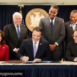 Ben Stiller Instagram - Proud to be a a part of this signing ceremony for an important step forward in #votingreform. #Repost @nygovcuomo with @get_repost ・・・ Voting just got a lot easier in New York. Early voting. Closing the LLC loophole. Pre-registration for 16 & 17-year-olds. Universal transfer of registration. Synchronizing federal & state primaries. These reforms remove barriers so that more people can exercise this sacred right. A huge victory for democracy. New York, New York