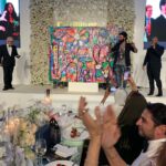 Ben Stiller Instagram - @sachajafri just painted a work of art and made 250,000 dollars @artistsforpeace at our #Dubai fundraiser!! #Respect #Haiti #DubaiCares