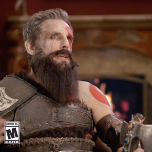 Ben Stiller Instagram - Wearing the Kratos outfit has really given my son a whole different opinion of me #GodofWarRagnarok #PlayStationPartner @santamonicastudio @playstation