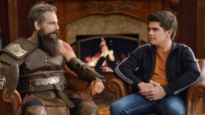 Ben Stiller Instagram - Parenting. Nobody gets it right all the time – but the Kratos costume sure does help. #GodofWarRagnarok #PlayStationPartner
