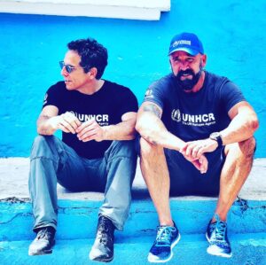 Ben Stiller Instagram - With my good friend and intrepid photographer @michaelmuller7 in Flores, Guatemala. 
Michael has been on a bunch of humanitarian missions all over the world and captured some beautiful and moving images of refugees here in Northern Central America, who are on the run from violence. 
His heart and soul is in his work and I love hanging out with him. 
He’s also an INSANE shark diver!!! #respect 
#withrefugees