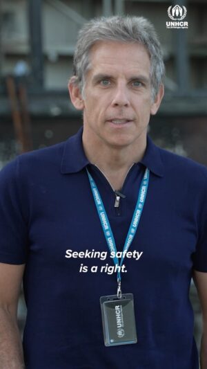Ben Stiller Instagram - "Seeking safety is a right."

UNHCR Goodwill Ambassador @benstiller is in Ukraine for #WorldRefugeeDay. He's there to stand in solidarity with people displaced by war and conflict all around the world.