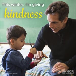 Ben Stiller Instagram - A little kindness can go a long way, I’ve witnessed it firsthand!
 
Though the pandemic has prevented me from traveling this year, I often think about the Syrian refugees I met in Lebanon—the strength they embodied, the perseverance they showed and the hope they held onto through the darkest of times. As the freezing winter season arrives, these refugee families will be faced with another major challenge in an already challenging year. But we can help.
 
Join me in spreading kindness and helping refugees stay warm this #GivingTuesday by donating to @USAforUNHCR using the link in their bio.