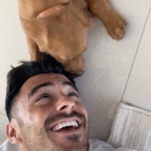 Benjamin Samat Instagram - Pour notre première année d’amour, pour fêter ça j’ai voulu marquer le coup et rajouter encore plus d’amour à notre quotidien.. Nous vous présentons donc MAYA ❤️ qui fait maintenant partie de la famille ! À nos 1 an mon amour je t’aime, et ce pour l’éternité ❤️ @maddyburciaga