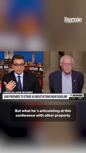 Bernie Sanders Instagram - Here's my message to CEOs who think they alone can have it all.