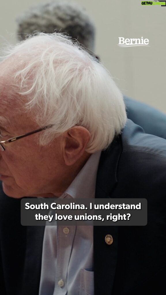 Bernie Sanders Instagram - The wealthy and the powerful want to keep us divided up so they can laugh all the way to the bank. Now, more than ever, we must stand together.