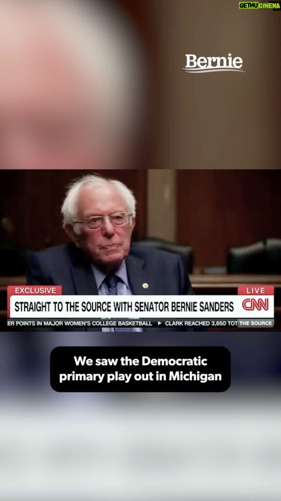Bernie Sanders Instagram - The United States has got to say loudly and clearly to Netanyahu and his right-wing government: You are not getting another nickel of U.S. taxpayer money to murder women and children in Gaza.