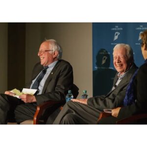 Bernie Sanders Instagram - President Carter led our nation with dignity and, in retirement, has devoted his life to serving ordinary people all over the world. I had the privilege of meeting with him at the Carter Center several years ago and will always cherish his kind words about our shared agenda.