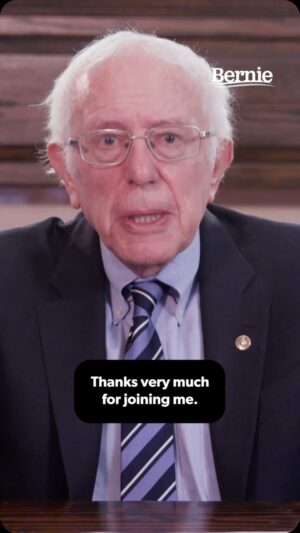 Bernie Sanders Instagram - Netanyahu’s right-wing government is starving the Palestinian people.

On top of its indiscriminate bombardment, Israel is imposing onerous restrictions to block the delivery of essential humanitarian aid.

The U.S. must use all of its leverage to end this horrific war.