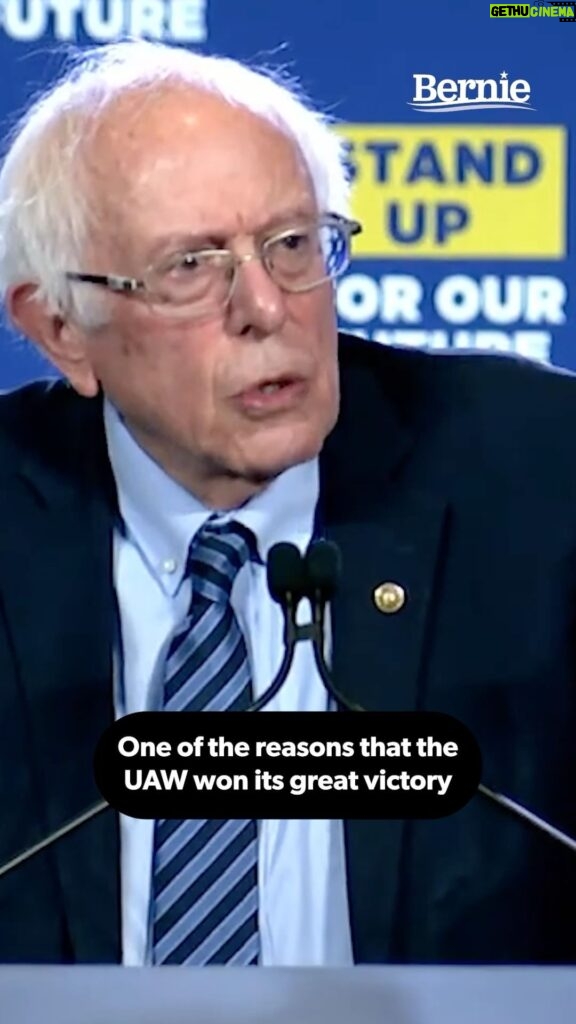 Bernie Sanders Instagram - The billionaire class has nightmares about workers standing up and fighting for a nation that works for all of us. Our job is to make sure that that nightmare takes place.