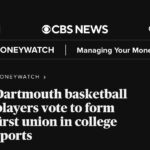 Bernie Sanders Instagram - Congratulations to the members of the Dartmouth men’s basketball team on voting overwhelmingly to become the first college sports team in America to form a union. It’s time for Dartmouth to respect their constitutional right to organize and bargain for a fair contract now. Read the full article here: https://www.cbsnews.com/news/dartmouth-college-basketball-union-players-vote/