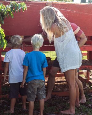 Bethany Hamilton Instagram - With the recent arrival of our daughter, Alaya, we are all are adjusting to life as a family of six.  It sure is a balancing act especially in this super busy season! But we are overjoyed to share life with Alaya and our boys! ☺️

Each child holds their own element of uncertainty as we learn who they are and how to parent them, but each is also a precious gift from God! Joy and thankfulness to God carries me through the typical hard times and exhaustion that come with being a parent.

Yes, being a parent can be a wild ride sometimes, but don’t let these seasons prevent you from enjoying one of the greatest responsibilities that God has given you – to love your children and to raise them in their faith.

“I have no greater joy than to hear that my children are walking in the truth.”
3 John 4:4

What helps you raise your children every day with joy? Would love to know and we could encourage each other below!👇🏼