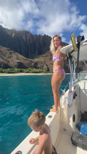 Bethany Hamilton Instagram - Summer fun has been EPIC💛 
Nature is a place to slow down, be present, rejuvenate and enjoy! Just your nature reminder here✨☀️💦