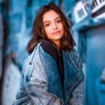 Bethany Mota Instagram - Denim jacket Now vs Then 👶🏻Some things never change..luckily, my hairline did 📸: @smac.snaps 📍: @thebilly.studio