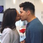 Bethany Mota Instagram - 🥰 Couple goals w/ babe @dtrix ••• Song: “I don’t care” by: @justinbieber @teddysphotos #comedy #trickshot #couplegoals