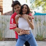 Bethany Mota Instagram - Happy 3 year anniversary to my best friend and soul mate 🥰 i love you with all my heart honey ♥️ also this post is making me realize we should take more pictures together. 😆😘