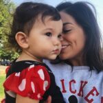 Bethany Mota Instagram - Unplanned matching Disney attire with my niece 🎈🐭 how freaking cute is she 😍