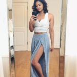 Bethany Mota Instagram - When your pants look like a skirt and feel like pajamas 👌🏼 this is all I ever wanna wear thank youuuu very much 💓 Happy weekend y’all ✨ Los Angeles, California