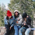 Bethany Mota Instagram - Keep scrolling to find out what happens when you throw snowballs at my friends while we are trying to take a cute picture.. 😂 Big Bear Lake, California