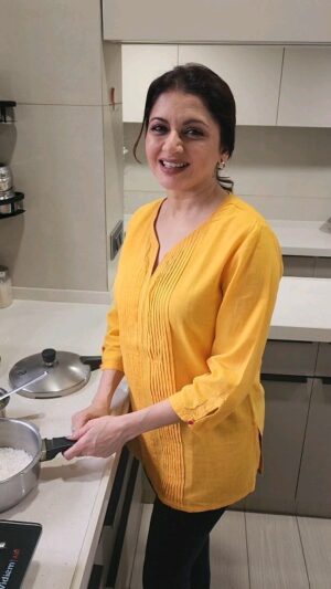 Bhagyashree Instagram - #tuesdaytipswithb 

I believe that the simple khichdi is the most effective home remedy for an upset stomach, apart from being my staple comfort food.
It provides the body with protein for strength as well as nutritients to help recovery. Easy to digest, it is the ideal meal if you are unwell.
This is a tip, probably all of us know but  I have to emphasize the benefits of having this.
Rice is easy to digest and provides much needed energy when sick.
The chilka moongdal is a protein but with goodness of fibre too.
Haldi is an anti inflammatory, anti bacterial.
Salt is needed to help replinish bodysalts, specially if one has the loosies.
Ghee creates a protective layer on the tender stomach lining so as to reduce the corrosive effect of stomach acids.

#healthytips #health #everydaytips #vitamins #healthfood #diet #weightloss #foodhacks #eatwell #foodoftheday #nutrition #healthyfood #healthhacks #goodhealth #nutritious #womenshealth

P.S ( I enjoy cooking more exotic dishes in my new kitchen but didnt have time to shoot them.. will do that soon)
Kitchen is by @shirkeskitchenplatinoseries