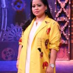 Bharti Singh Instagram - ❤️love❤️ #blessed #love #ganpatibappamorya #kkk Outfit: @rosemarybybehno Styled by: @dinky_nirh
