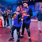 Bharti Singh Instagram - Finally show done #khatrakhatrakhatra with @bharti.laughterqueen @saajzofficial @punitjpathakofficial @haarshlimbachiyaa30 @colorstv @voot Parmotion song Bechari #bechari @timesmusichub @bigbashofficial @kkundrra @divyaagarwal_official