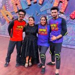 Bharti Singh Instagram - Finally show done #khatrakhatrakhatra with @bharti.laughterqueen @saajzofficial @punitjpathakofficial @haarshlimbachiyaa30 @colorstv @voot Parmotion song Bechari #bechari @timesmusichub @bigbashofficial @kkundrra @divyaagarwal_official
