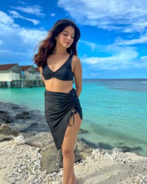 Bhavika Sharma Instagram - This view was a 10/10🦋 

@quick_tourandtravels 
#travel #maldives