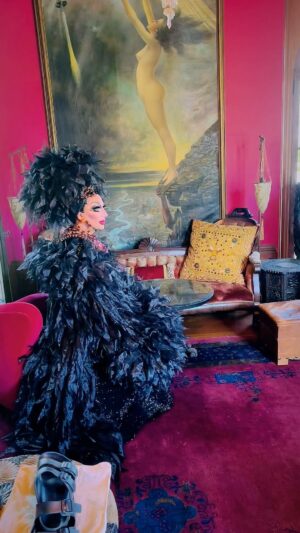 Bianca Del Rio Instagram - ME AT A FUNERAL 🖤