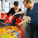 Bianca Del Rio Instagram - Rest well @jefffenderstudio 💔 I’m beyond grateful to have had you in my life. I will cherish the endless laughs, the endless cocktails and all of the beautiful things you hand painted for me. Your talent and generosity were endless. ❤️