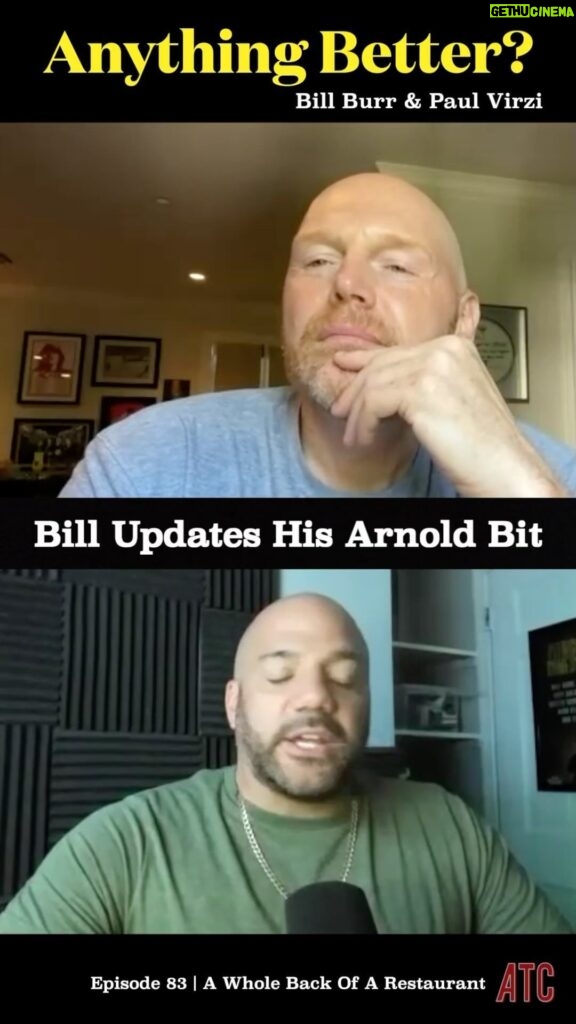 Bill Burr Instagram - I missed something! Episode 83 is up. link in bio.