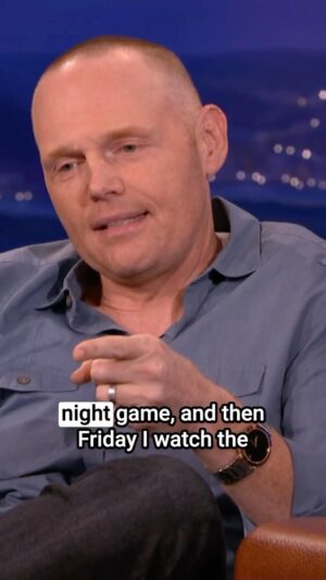 Bill Burr Instagram - Bill Burr watches a lot of football #CONAN
