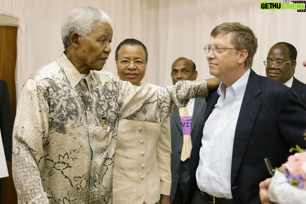 Bill Gates Instagram - Nelson Mandela’s courage and wisdom changed the world. His leadership in battling HIV/AIDS still inspires me. I’m remembering him today for the lives he touched, the difference he made, and the legacy he left.
