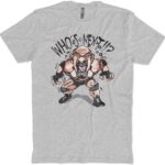 Bill Goldberg Instagram - First NEW wrestling design from @bunkerbrandingco available soon so get ready to snap 1 up!! 💪🤘🏻😉😎 #spear #jackhammer #whosnext #merchandise #wrestling #letsgo #tshirt