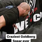 Bill Goldberg Instagram - @goldberg95 sent 400-plus-pound Rosey through the barricade back in 2003. #Goldberg25