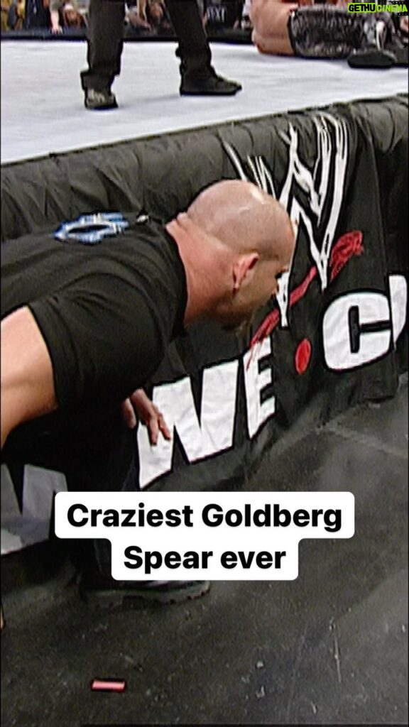 Bill Goldberg Instagram - @goldberg95 sent 400-plus-pound Rosey through the barricade back in 2003. #Goldberg25