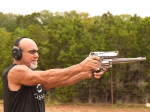 Bill Goldberg Instagram - Per the #steinerbrothers ……, Want some? #deserteagle vs #500magnum Come get some!!! Amazing day out on the Ranch with the great folks at @goldbergmadegallant shooting 😂 a ton of cool content for the brand. STAYTUNED!!!! #spear #jackhammer #pewpew #guns #gunsofinstagram #pistol #revolver #whosnext #50ae #wrestling #nutrition #cbd #supplements #training @magnumresearchinc #doctorcertified #gallant @hemp2lab #rehabilitation #preworkout make sure you hit the link in my bio to check out all of our products !! @magnumresearchinc @apache_rifleworks @bullets_n_barrels