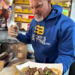 Bill Goldberg Instagram - I guess my boy took me seriously when I said that I’d work for food!😜 #whosnext @compadres_2020 #bestfoodintexas #bbq @sportsbettingag