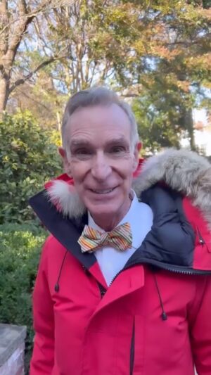 Bill Nye Instagram - Greetings, Canada! I’m headed your way in early March to talk all things science in front of a live audience! Check out the dates below and visit the link in my bio to get your tickets today!

March 2, 2024: Edmonton, AB
March 3, 2024: Winnipeg, MB